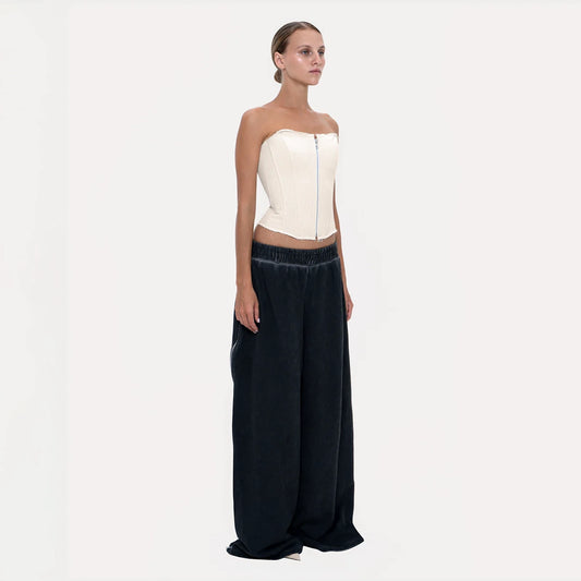 Long Slim Corset Beige