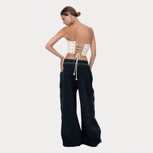 Long U Corset Beige