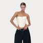 Long U Corset Beige