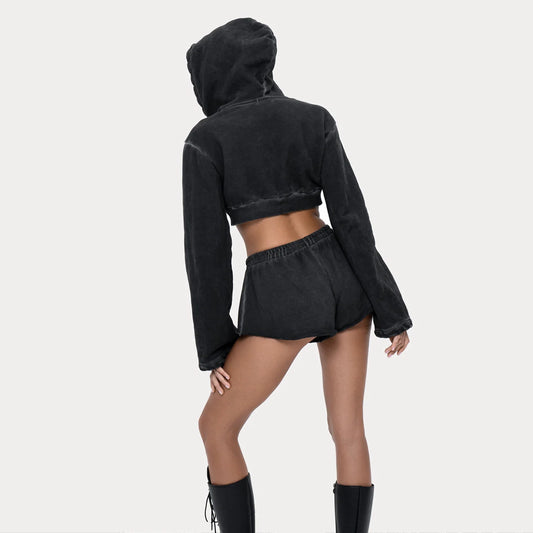 Mini Short Women Grey