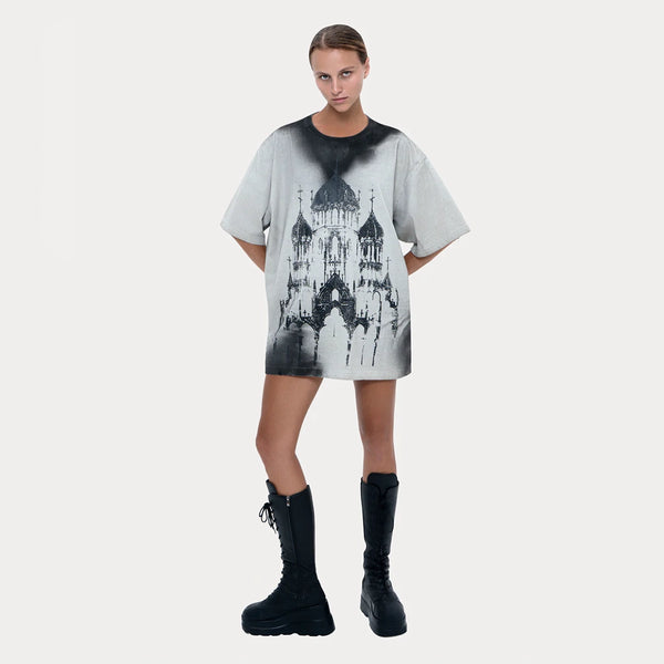 Cupola T-Shirt In Beige – Axum
