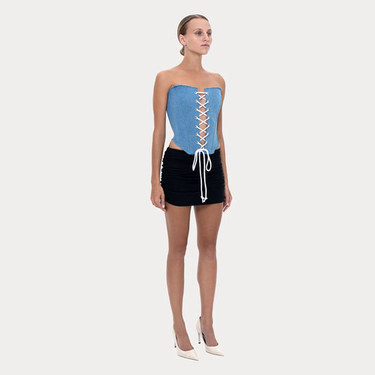 Butterfly Corset Denim