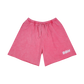 SHORT FRENCH TERRY STONEWASHED IN BRIGHT PINK