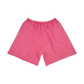 SHORT FRENCH TERRY STONEWASHED IN BRIGHT PINK