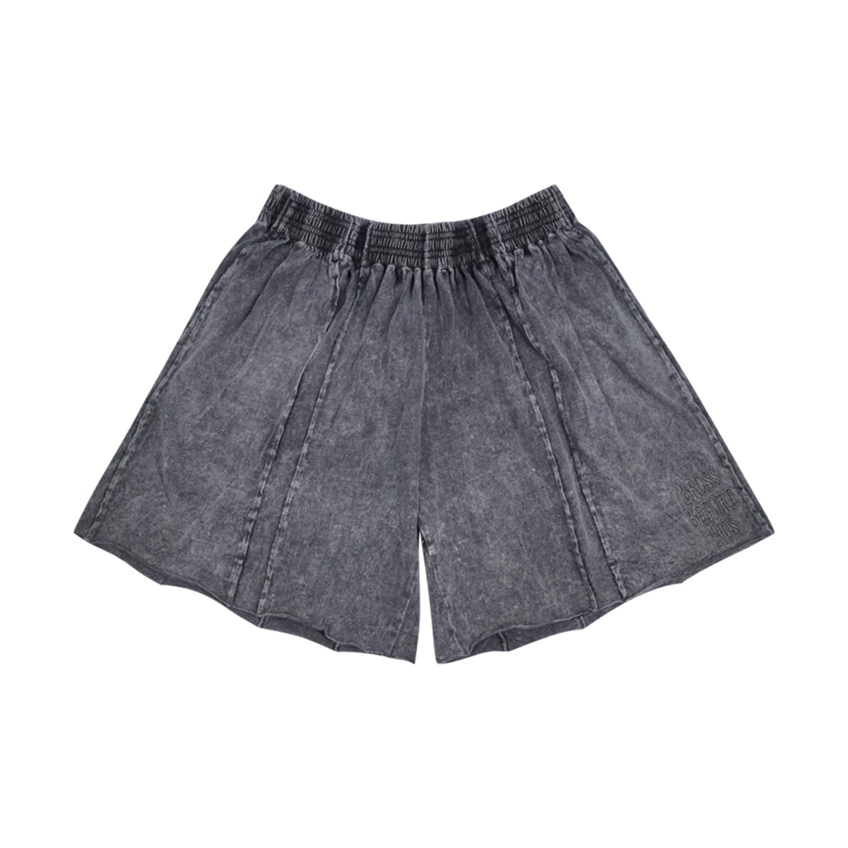 SHORT PIECE STONEWASHED IN GREY WASHED