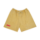 SHORT FRENCH TERRY STONEWASHED IN YELLOW