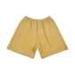 SHORT FRENCH TERRY STONEWASHED IN YELLOW