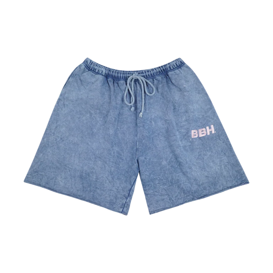 SHORT FRENCH TERRY STONEWASHED IN BLUE