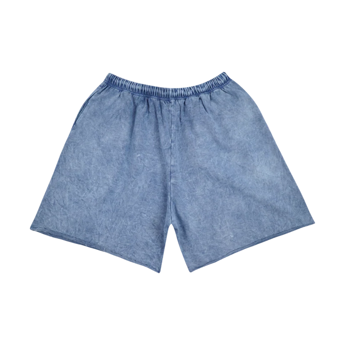 SHORT FRENCH TERRY STONEWASHED IN BLUE