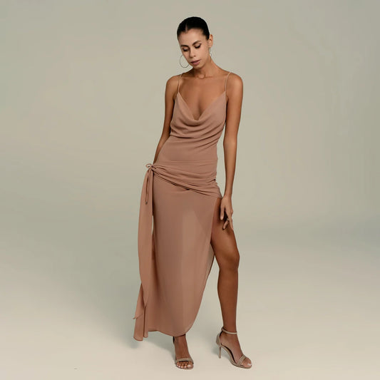 Luna Dress Beige