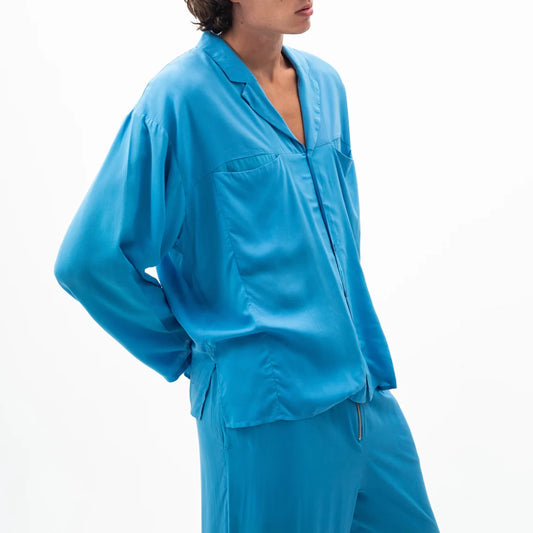 Viscose Shirt Blue