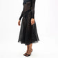 Chiffon Skirt Black
