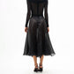 Chiffon Skirt Black