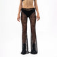 Lace Pants Black