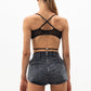 Denim Shorts Black