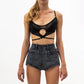 Denim Shorts Black