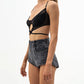 Denim Shorts Black