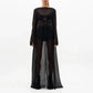 Chiffon Dress Black