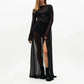 Chiffon Dress Black