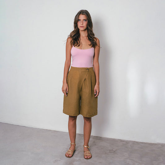 Linen shorts