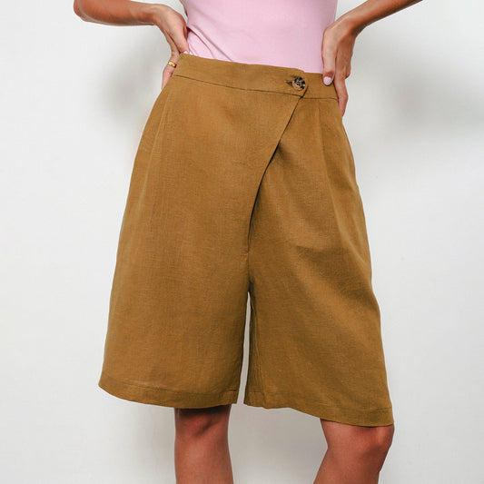 Linen shorts
