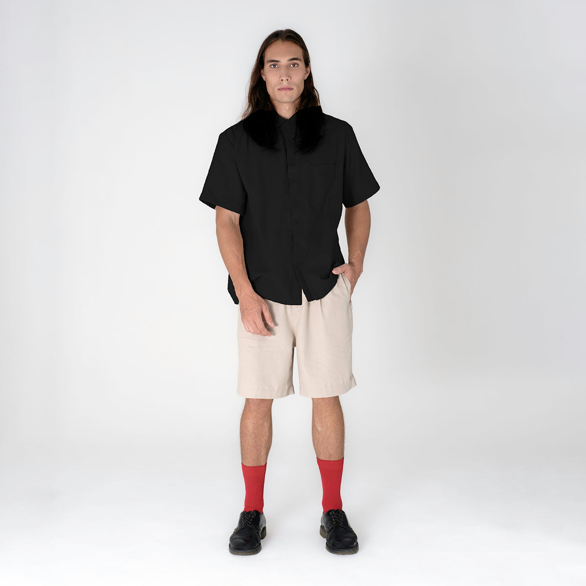 HEDONIST RELAX SHIRT SLEEVE BLACK