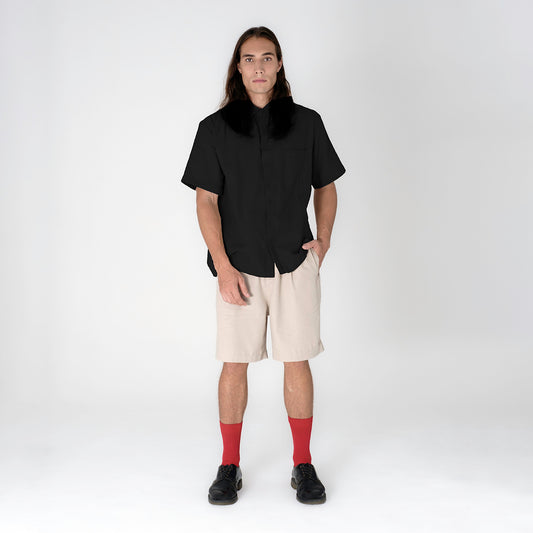 HEDONIST RELAX SHIRT SLEEVE BLACK