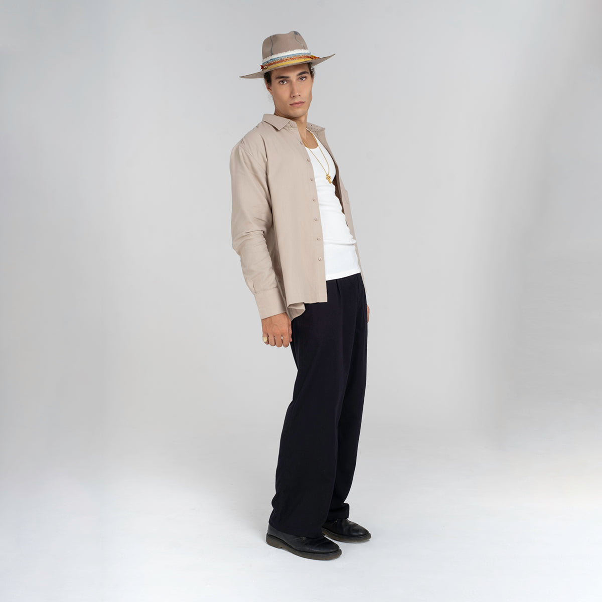 HEDONIST RELAX SHIRT LONG SLEEVE BEIGE