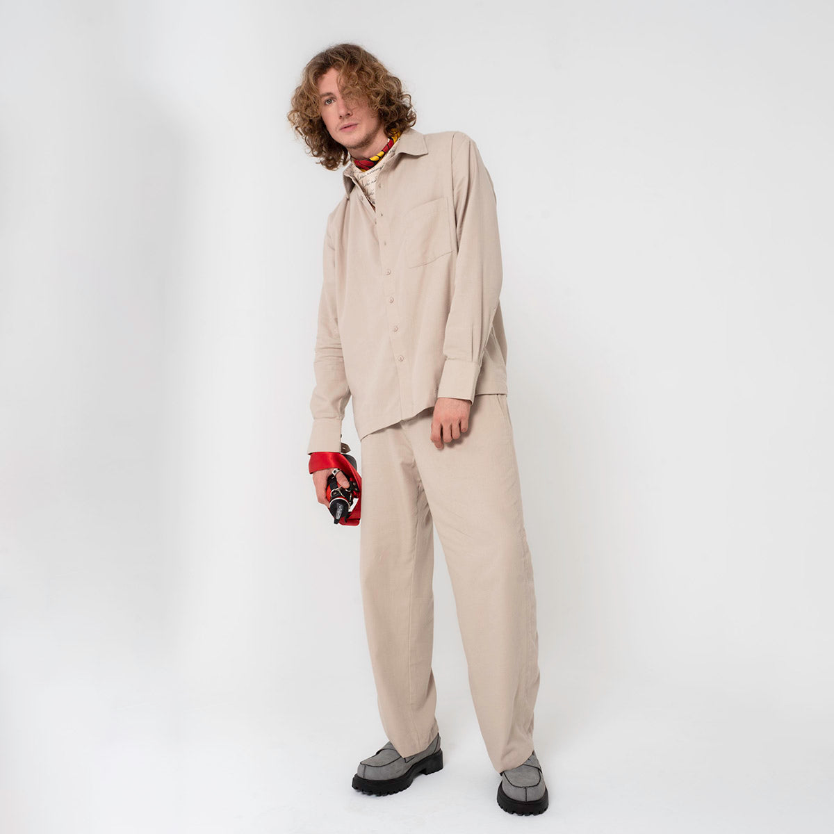 HEDONIST RELAX SHIRT LONG SLEEVE BEIGE