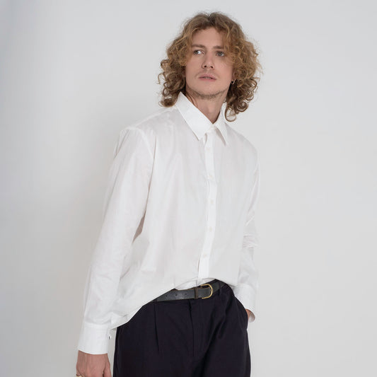 HEDONIST CLASSIC SHIRT LONG SLEEVE WHITE