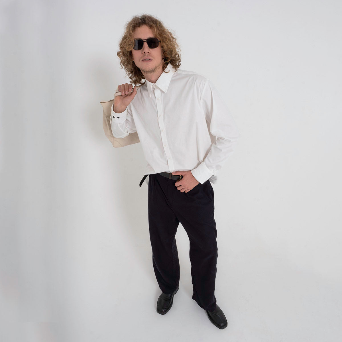 HEDONIST CLASSIC SHIRT LONG SLEEVE WHITE