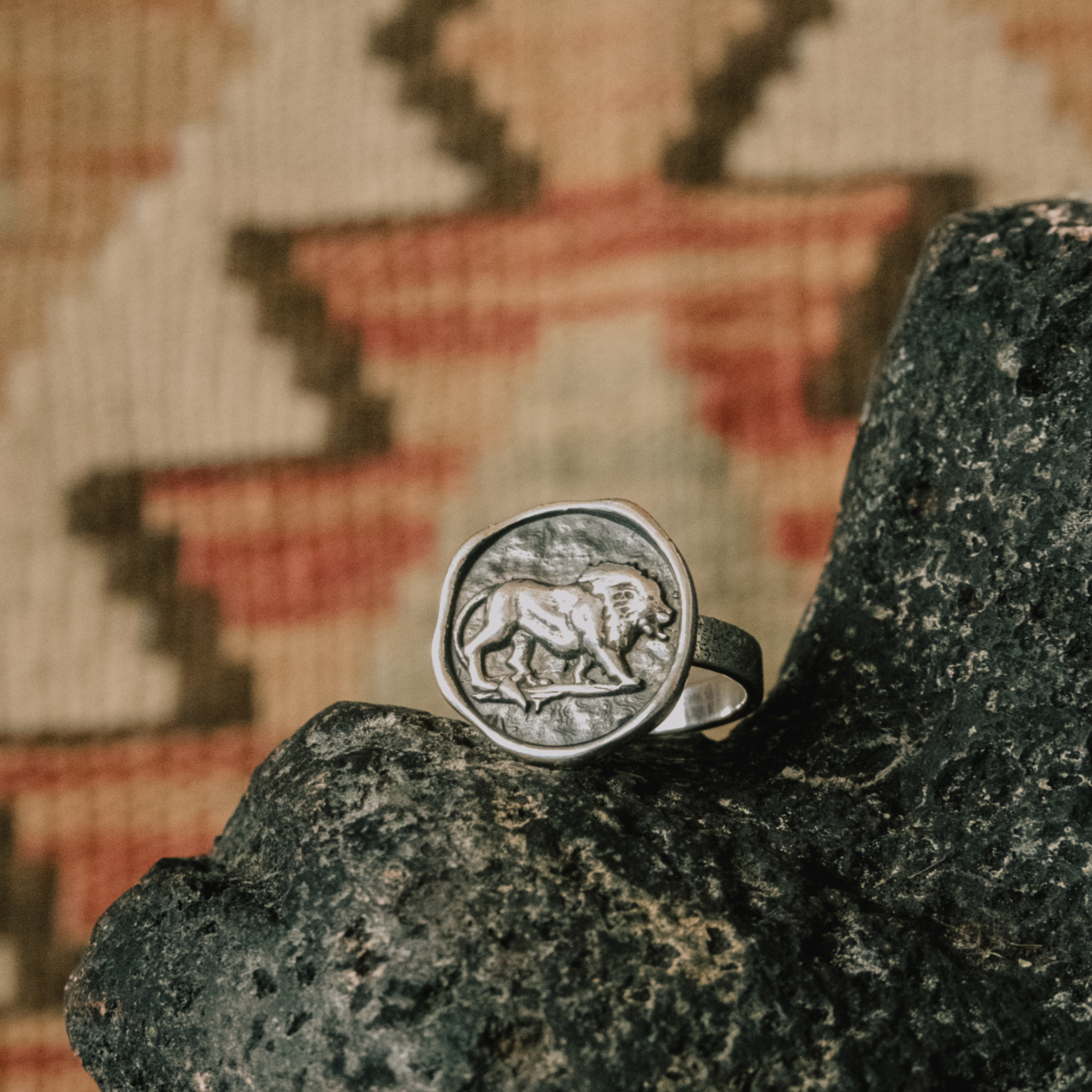 Lion Stamp Ring