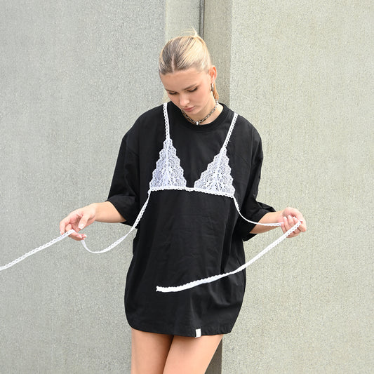 T-shirt Bikini In Black