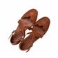 Mangrove Leather Flats In Camel