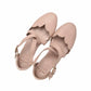 Mangrove Leather Flats In Beige
