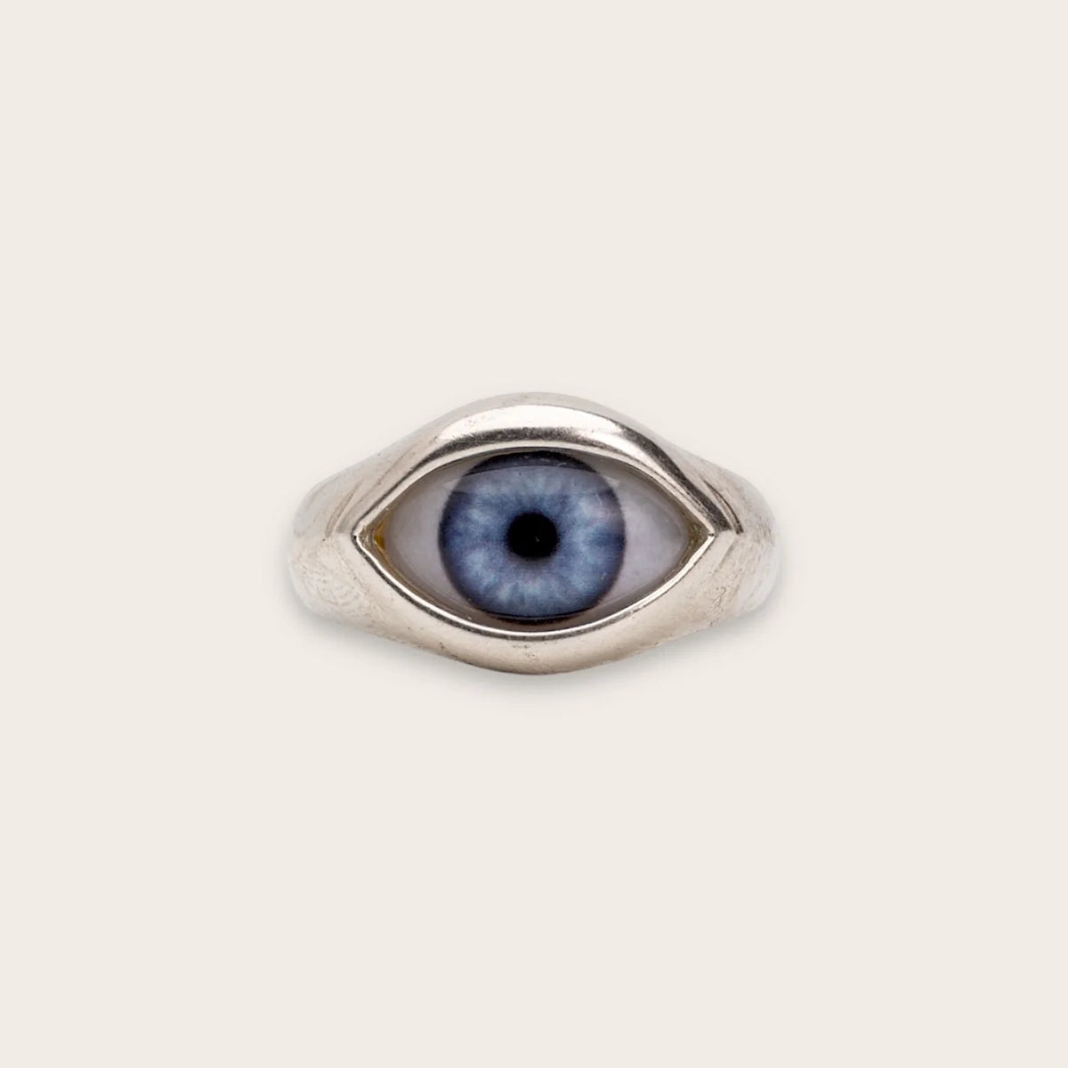 EYE RING IN SILVER