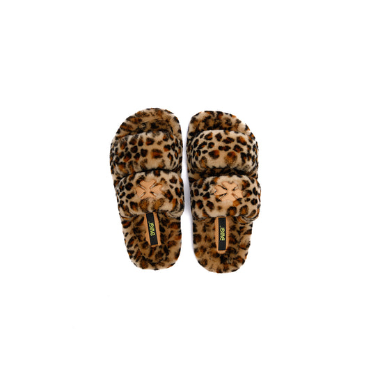 Fur Brown Sandals