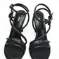 Evening Black Strappy Heels