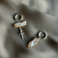 Earrings Sword Silver