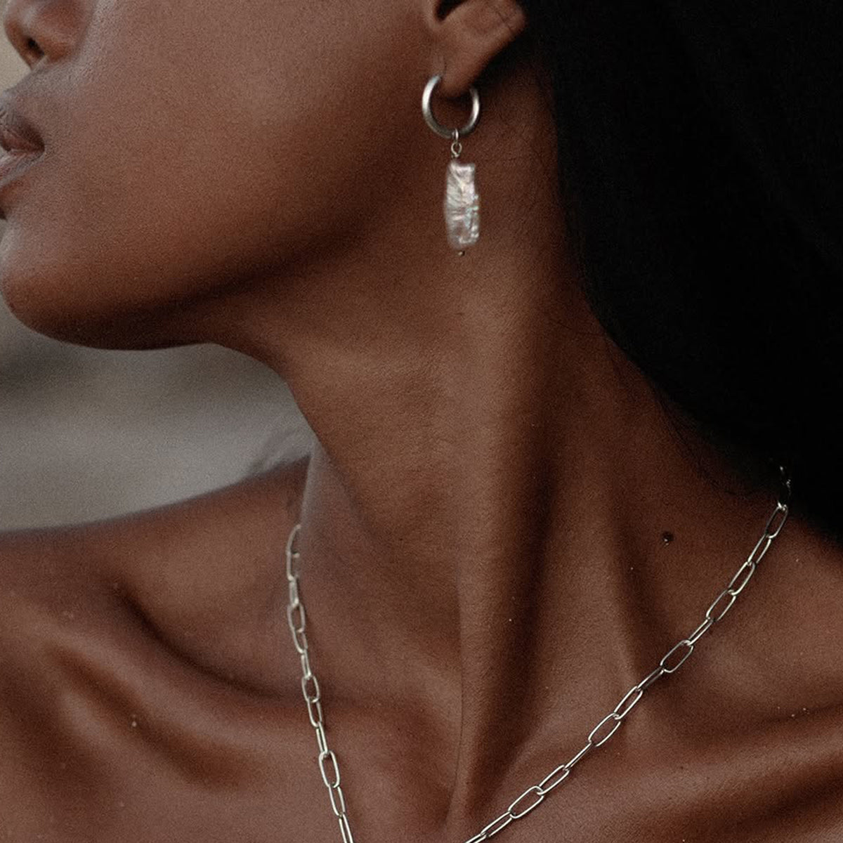 Earrings Sword Silver