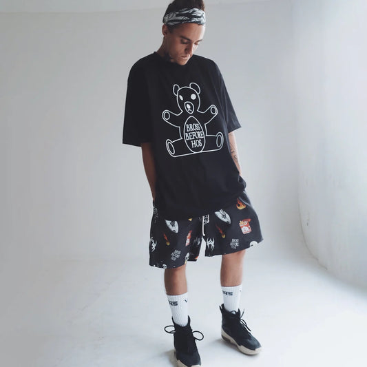 TSHIRT BEAR IN BLACK