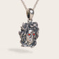 REY EYES MEDUSA NECKLACE IN SILVER