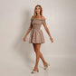 Balloon Cotton Dress in Mocha