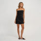 Slip Silky Dress In Black