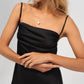Slip Silky Dress In Black