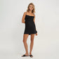 Slip Silky Dress In Black
