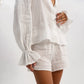 Parisian Linen Shirt in White