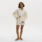 Parisian Linen Shorts in Cream