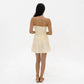 Strapless Linen Top in Buttery Cream
