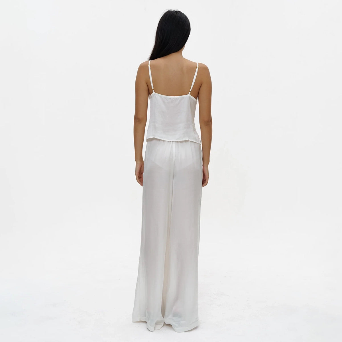 Midnight Top in Cloud White